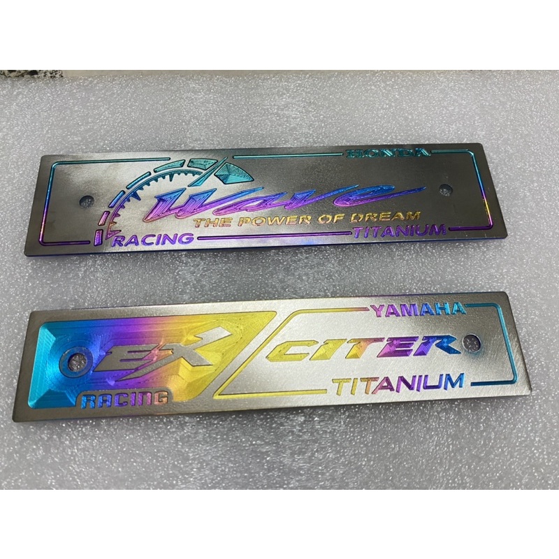 Bảng Tên Titan Xe Exciter và Winner + 2 Ốc Titan Xịn
