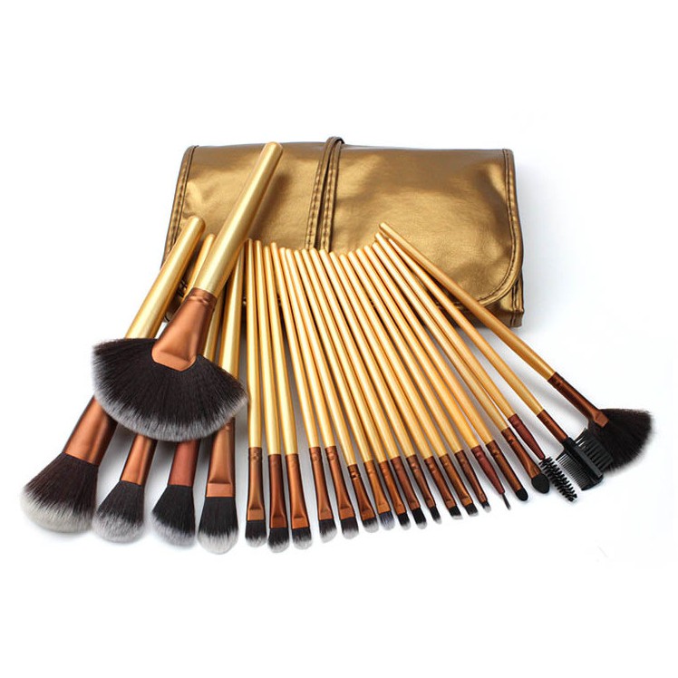 Set 24 cọ trang điểm GDTIMA tay cầm bằng tre cao cấp