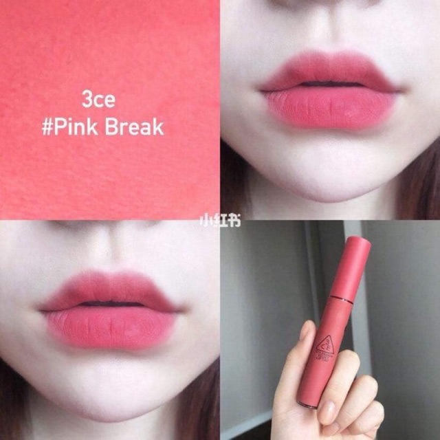 Son Kem 3ce Velvet Lip Tint Pink Break