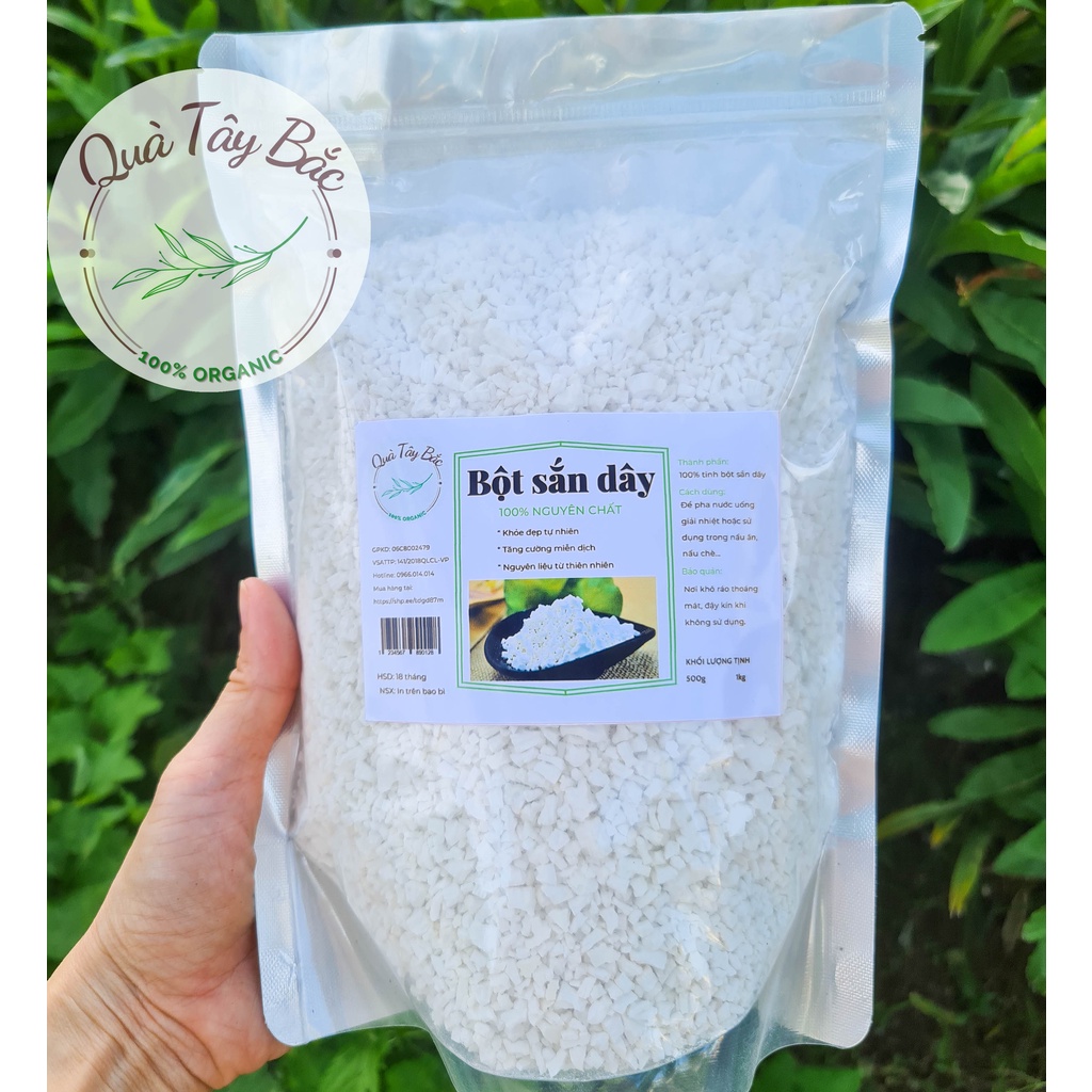 Bột sắn dây Yên Bái nhà làm chuẩn SẠCH- THƠM- NGON 1kg
