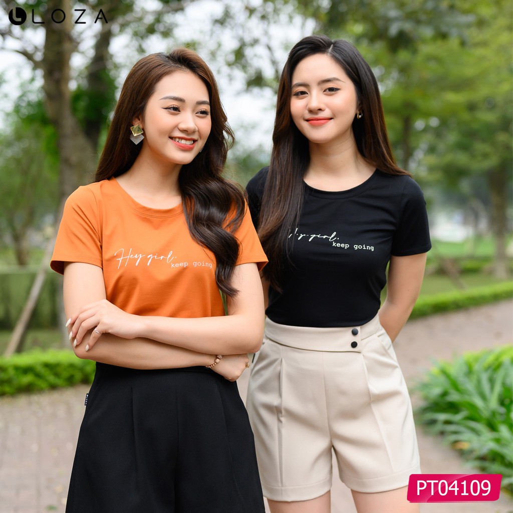 [FREESHIP 50K] Áo phông in chữ-LOZA PT04109