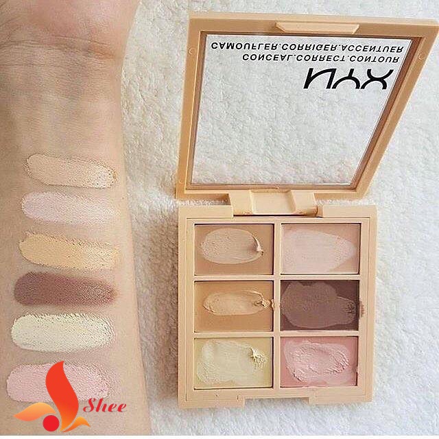 BẢNGTẠO KHỐI NYX CONCEAL CORRECT CONTOUR (3CP) PALETTE 6 MÀU