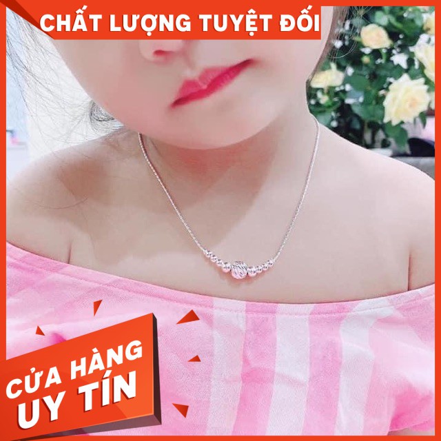 { HOT }Dây Chuyền Bạc Cho Bé Gái ❤️FREESHIP❤️ Dây Chuyền Bạc Trẻ Emcòn hàng