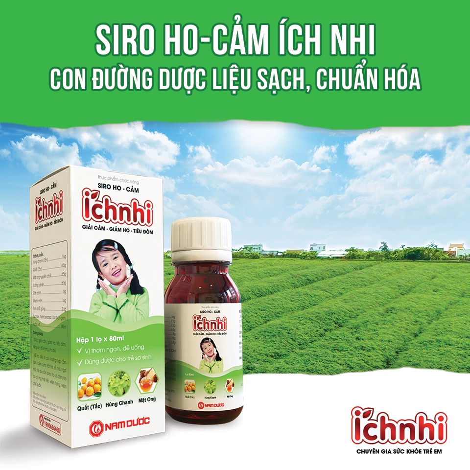 SIRO HO CẢM ÍCH NHI (CHAI 90ML)