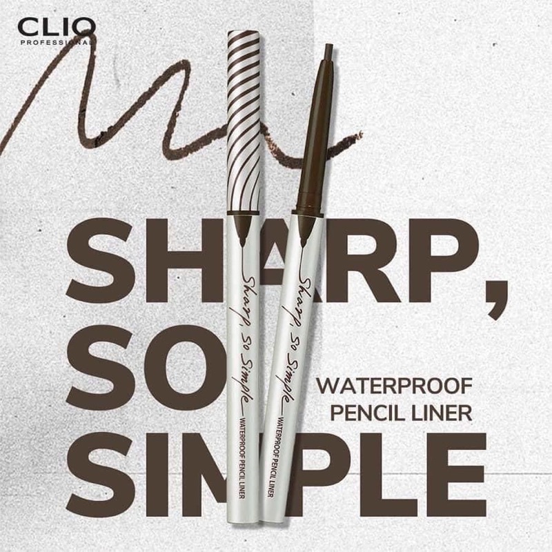 CHÌ KẺ MẮT CLIO SHARP SO SIMPLE WATERPROOF PENCIL LINER