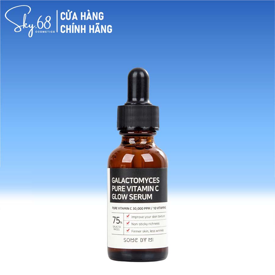 Tinh Chất Dưỡng Trắng, Chống Lão Hóa Nuôi Dưỡng Làn Da Sáng Mịn Some By Mi Galactomyces Pure Vitamin C Glow Serum