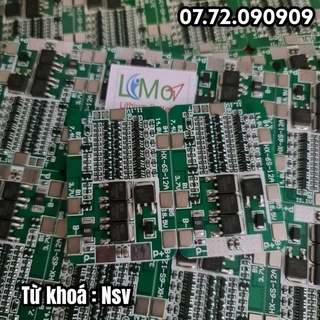 Mạch 6s 24v 20a. mạch bảo vệ bms sạc xả đóng khối pin 6s 24v dòng xả 20a, có bảo vệ chống ngược nguồn
