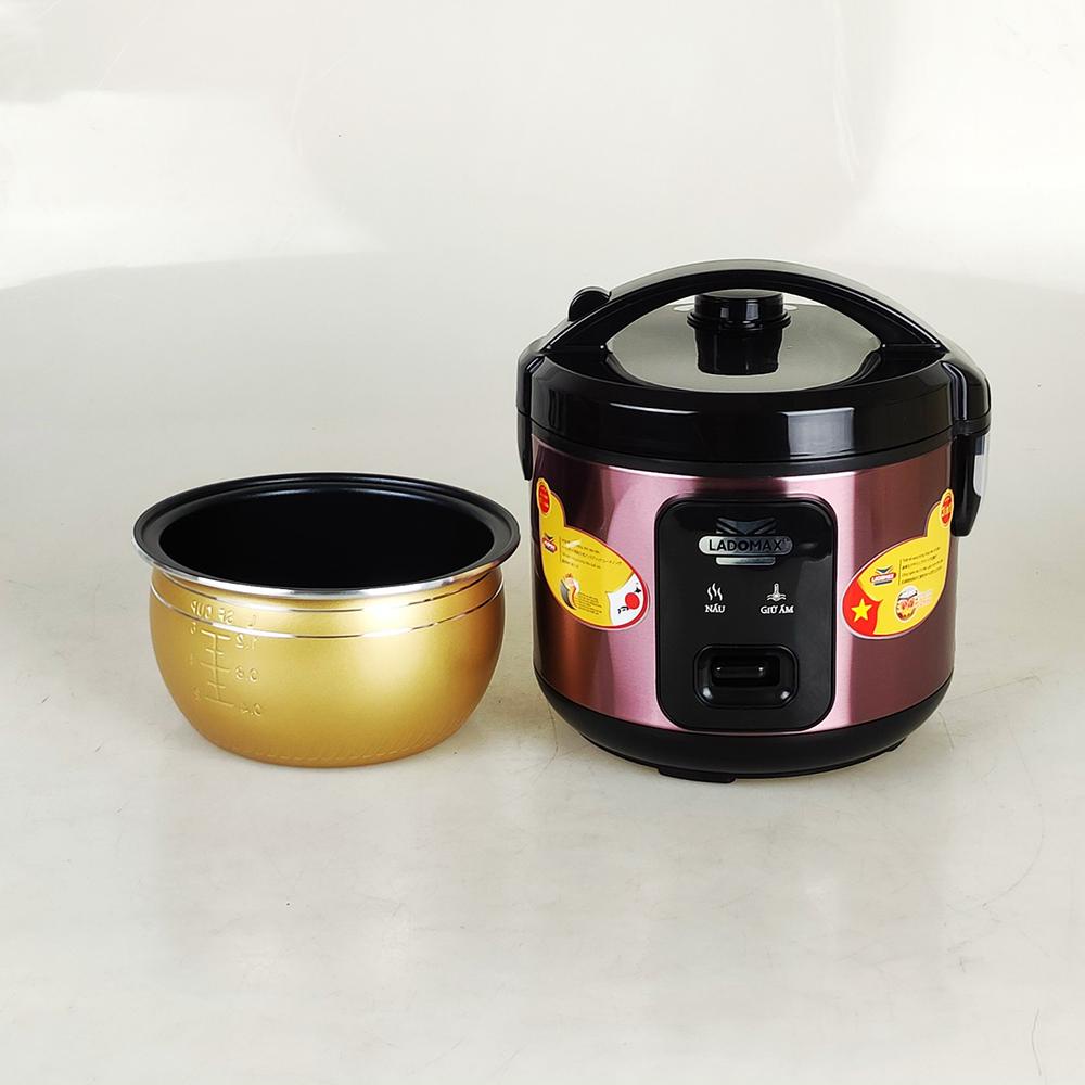 [Chính hãng] Nồi cơm điện 1.2L Ladomax HA-7812 lòng niêu chống dính, dành cho 2 - 3 người ăn