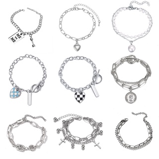 Vòng Đeo Tay Đính Ngọc Trai Kiểu Cách Đơn Giản Hàn Quốc Dành Cho Nữ