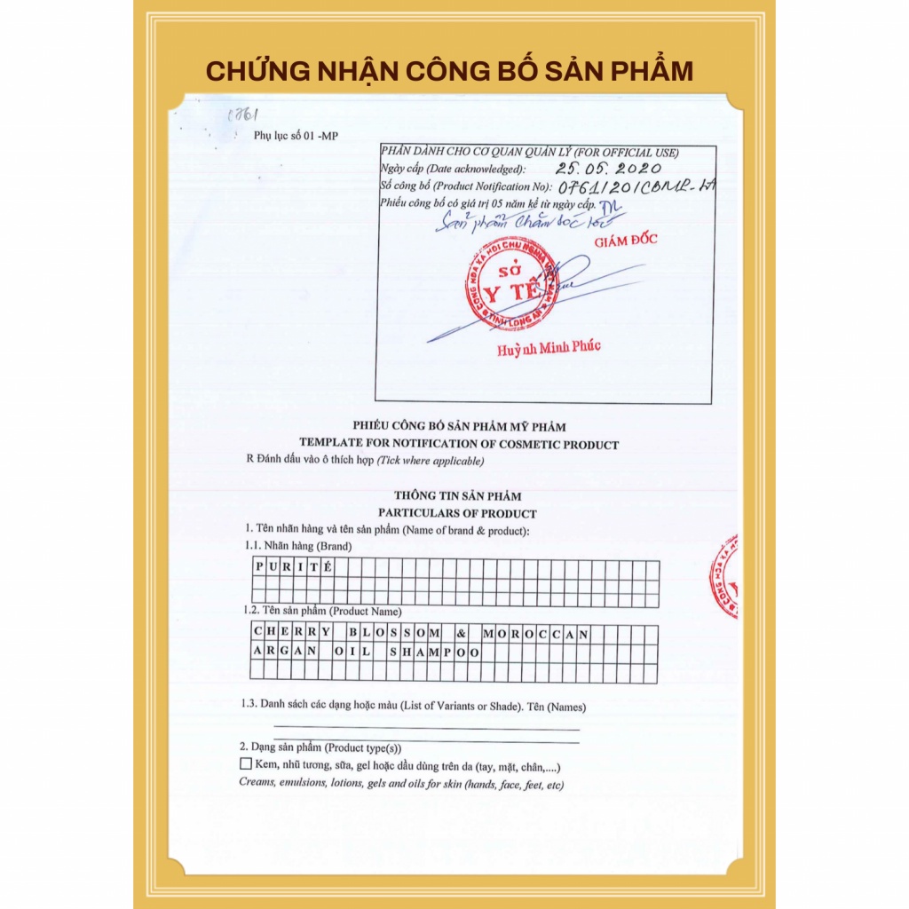 Dây Dầu Gội Purite Hoa Anh Đào và Hoa Hồng 11 gói