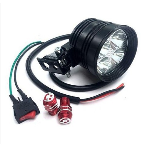 ĐÈN TRỢ SÁNG L4 ngắn 3 chế độ lắp cho xe máy xe đạp điện