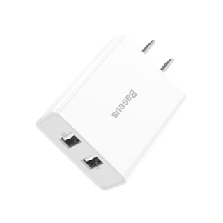 Củ sạc nhanh 2 cổng Baseus Speed Mini Dual U Charger 5V/2A hỗ trợ sạc iphone,samsung,xiaomi...