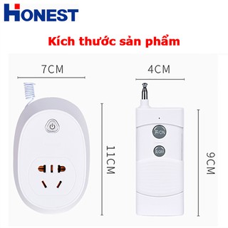 Ổ cắm điều khiển từ xa Honest 1000m công suất lớn HT-6805WCD