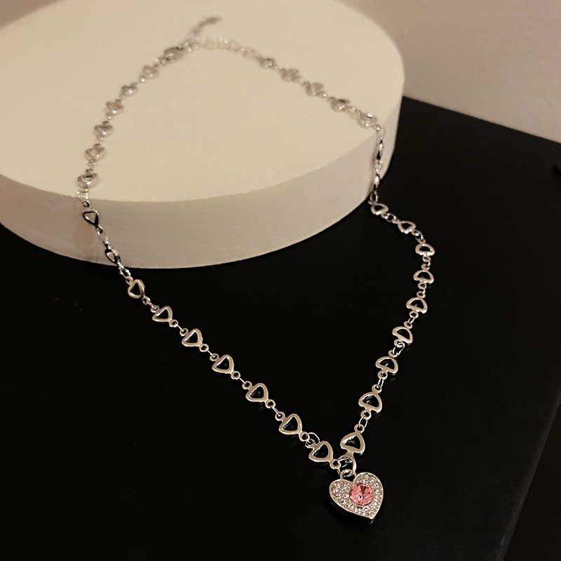 Vòng cổ choker hình trái tim đơn giản thời trang cho nữ
