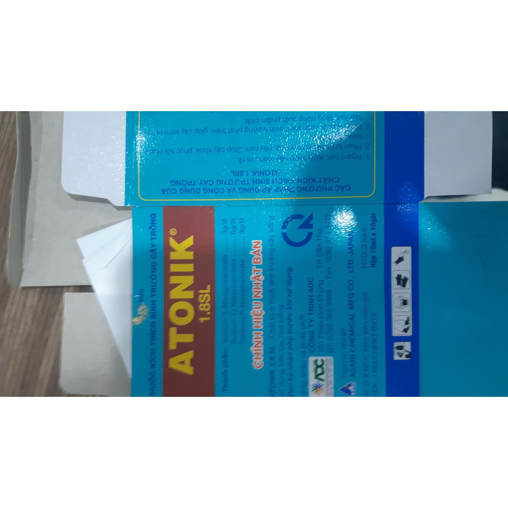 ATONILK KÍCH THÍCH SINH TRƯỞNG CÂY TRỒNG ATONIK 1.8 SL gói 10ml