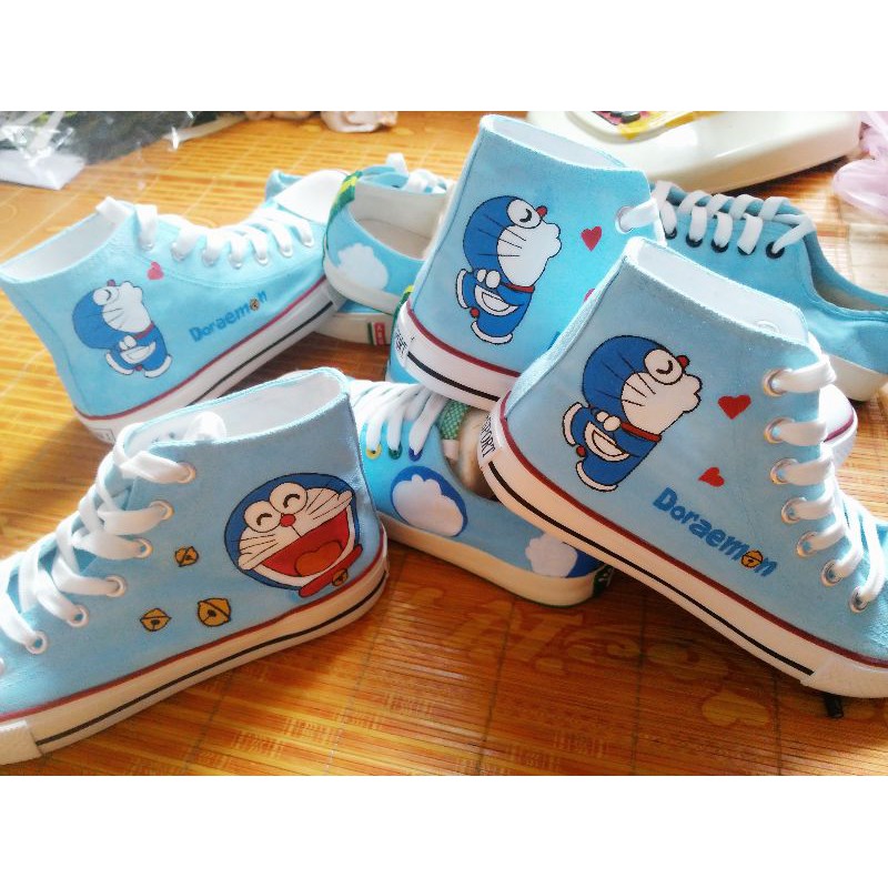 Giày Doremon cao cổ