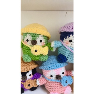 [Có sẵn] Móc khoá bằng len cánh cụt cute handmade