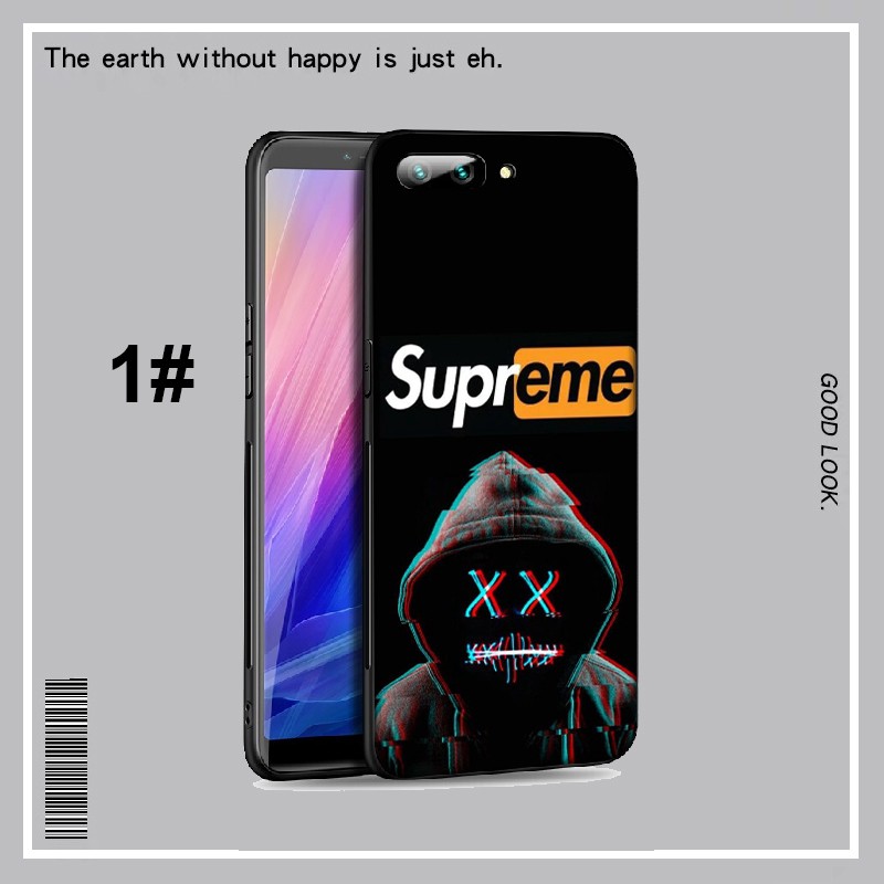 Ốp Lưng Silicone In Chữ Supreme Cá Tính Cho Oppo Realme C3 C2 6 5 3 Pro 5i Q X Lite 2 A5