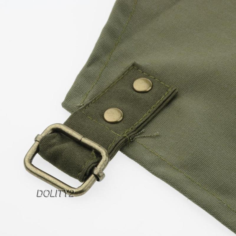 [Dolity2] Tạp Dề Vải Canvas Có Dây Đeo Điều Chỉnh Được Chuyên Nghiệp