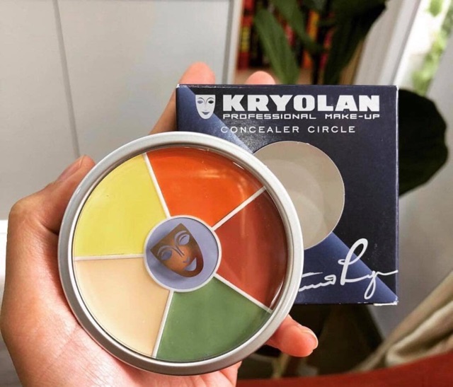 Bảng triệt sắc che khuyết điểm Kryolan Concealer Circle chuyên nghiệp 40g [Nika Story] | BigBuy360 - bigbuy360.vn