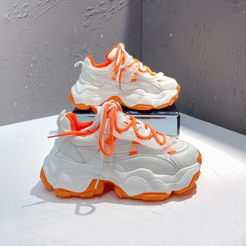 Giày Thể Thao Đế Dày Tăng Chiều Cao Thoải Mái Phong Cách Mới Mùa Thu Cho Nữ