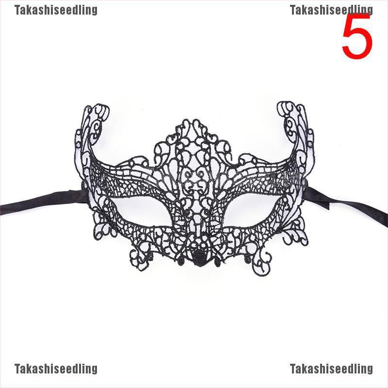 Mặt Nạ Ren Đen Hóa Trang Độc Đáo