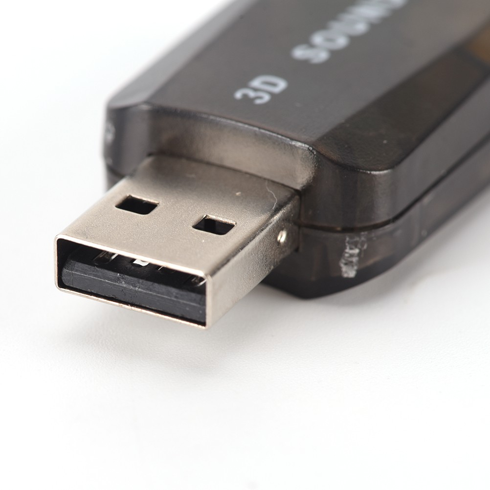 Giắc Cắm Chuyển Đổi Từ USB5.1 Sang 3.5mm mic Cho Tai Nghe / Thẻ Âm Thanh 3D