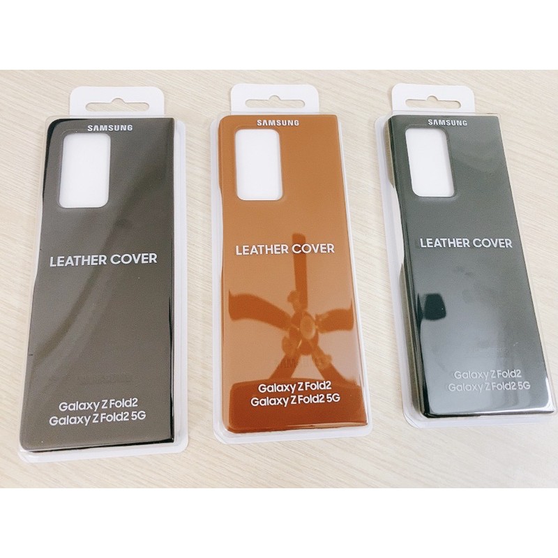 [New full box]-Ốp lưng da Leather Cover EF-VF916 cho SS Galaxy Z Fold2 chính hãng Samsung | BigBuy360 - bigbuy360.vn