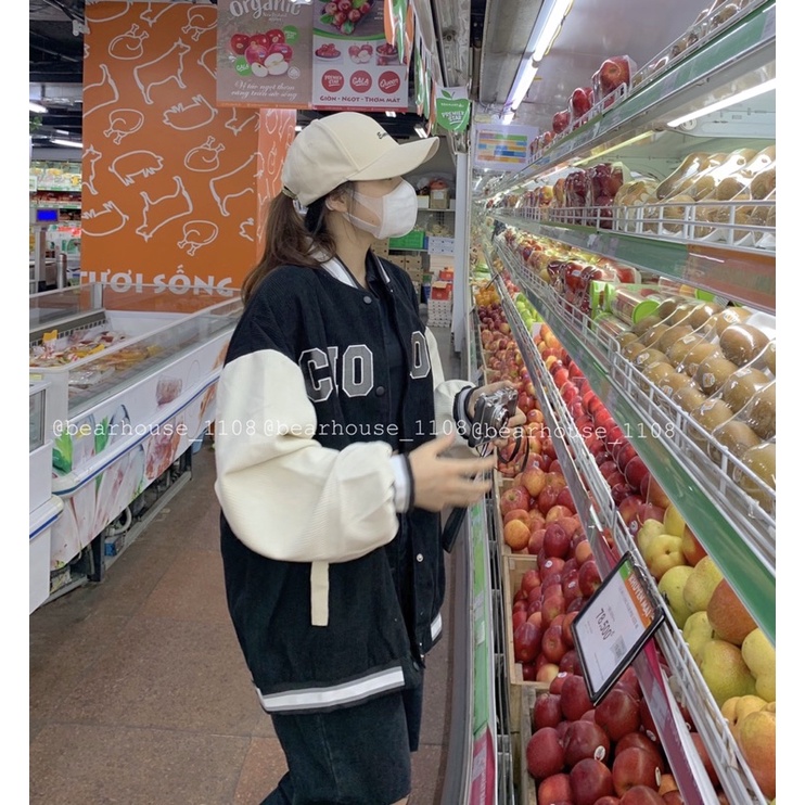 🌱 ÁO KHOÁC NỈ NHUNG BOMBER *CHOOSE* 🌱 | BigBuy360 - bigbuy360.vn