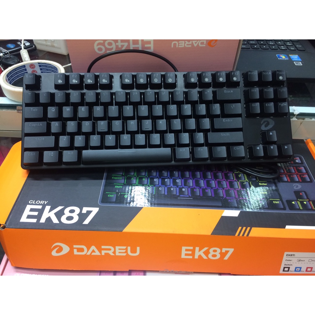 Bàn Phím cơ Dareu EK87 Multi-Led Black