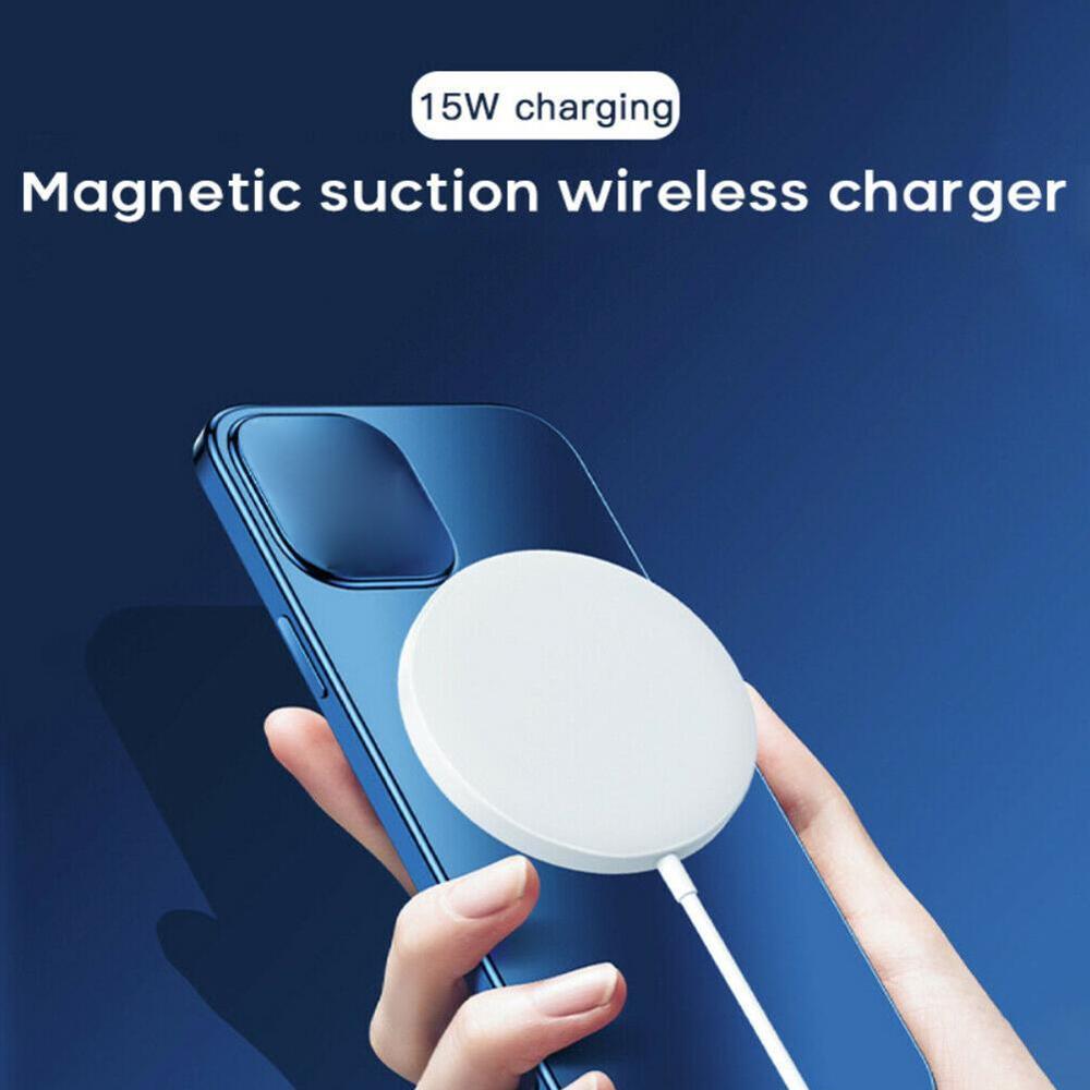 Magnetic Wireless Charger For iPhone 12 Pro Max 12 mini Magsafe Charger 15W Fast Charging Pad For Samsung Xiaomi Quick Wireless Charge