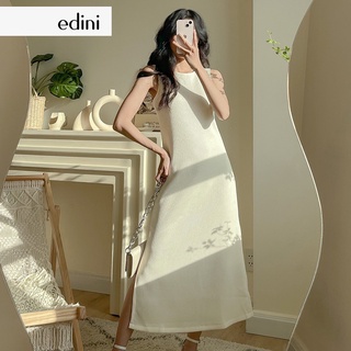 Đầm sát nách cổ tròn edini - d1493