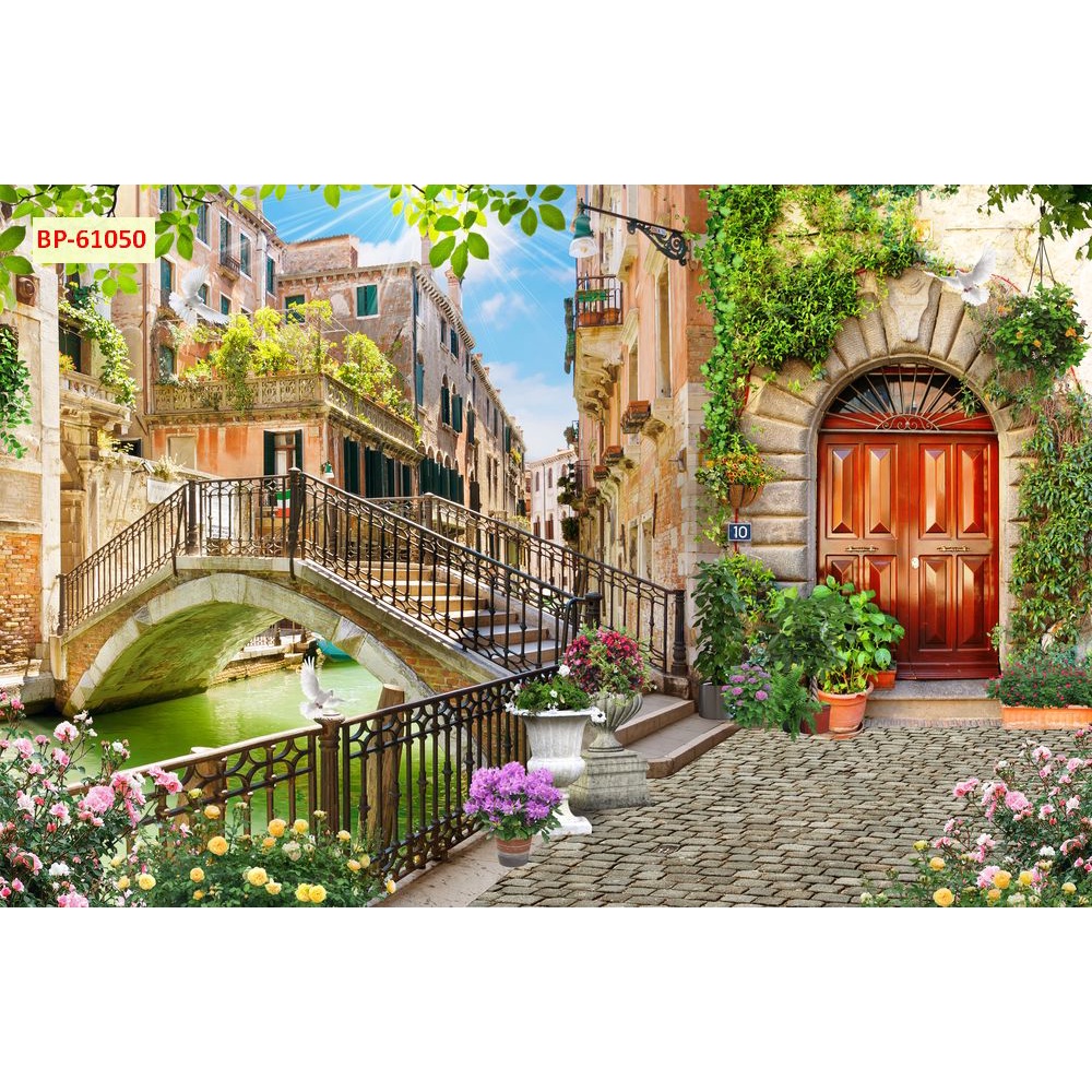 Tranh dán tường quán ăn Quán Cafe, Trà Sữa, Trang Trí Cửa Hàng