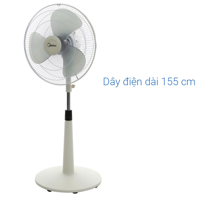 Quạt cây đứng cao cấp Midea FTS40-17VD, lỗi 1 đổi 1, bảo hành 12 tháng