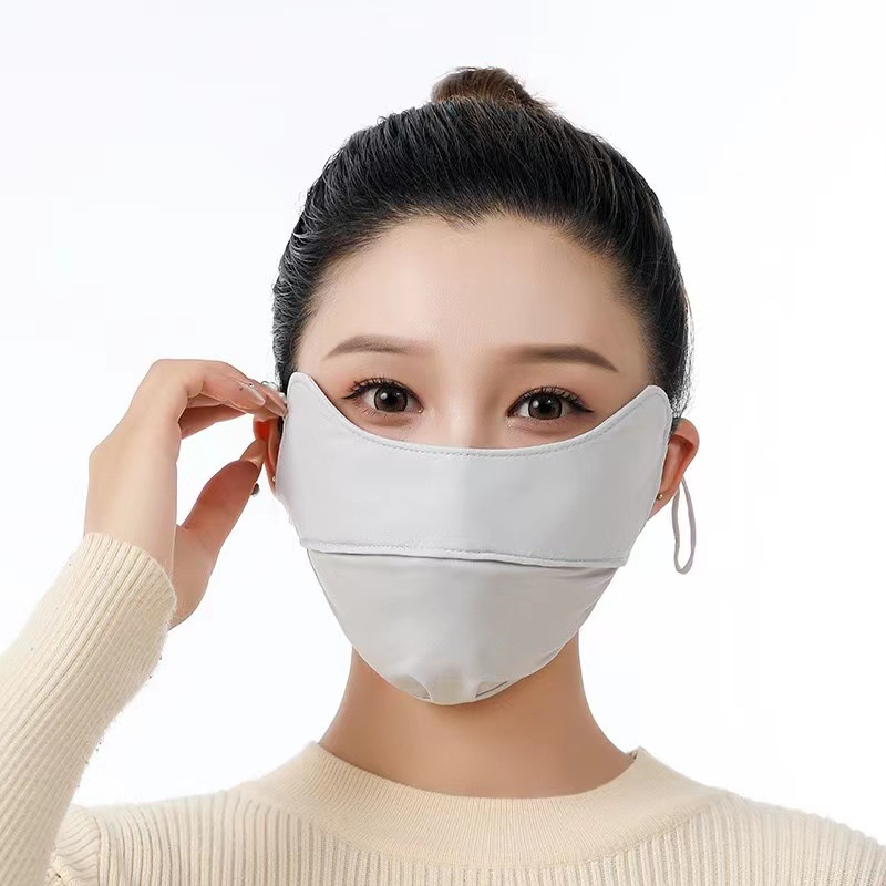Khẩu trang chống tia UV, khẩu trang chống nắng UPF 50+ - Unisex nam nữ đều thích hợp