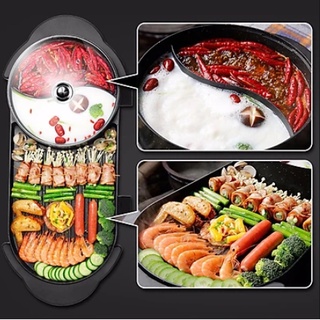 Bếp lẩu nướng 2in1
