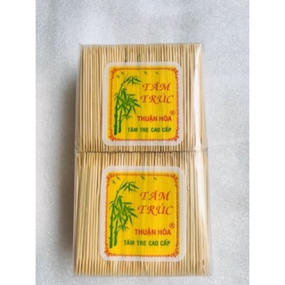 🦷lốc 10 bịch tăm xỉa răng nhỏ, được làm từ tre lớp nhoài nên rất chắc