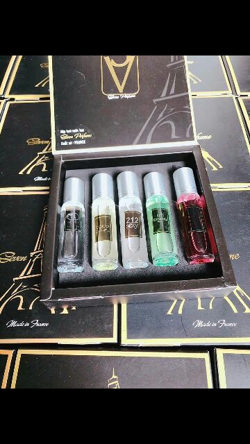 Set Bộ Nước Hoa Tháp 5 Chai