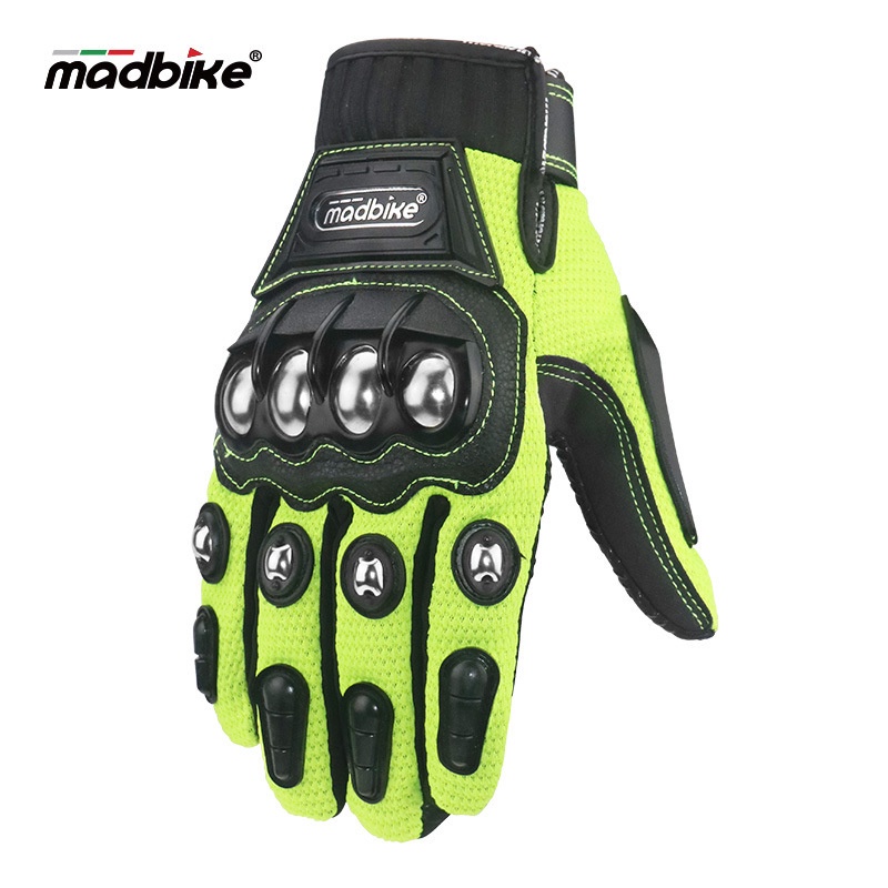 Găng Tay Lái Xe Không Ngón Có Thể Chạm Màn Hình Cảm Ứng Thoáng Khí Bảo Vệ Ngón Tay MADBIKE