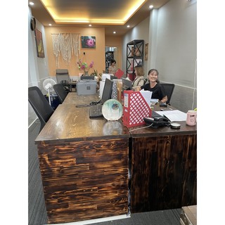 Thanh lý bàn làm việc kiểu industrial
