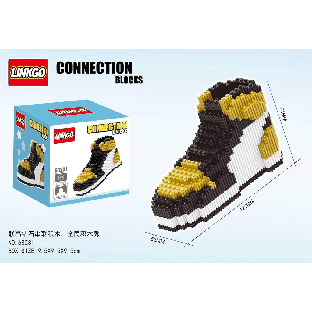 Đồ Chơi Lắp Ráp Mô Hình Giày Sneaker Nhỏ