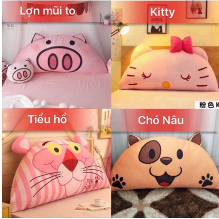 Gối tựa đầu giường kute 1m5 mẫu kitty