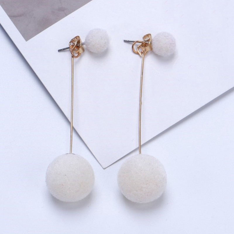 1 Đôi Khuyên Tai Hai Mặt Thời Trang Cho Nữ