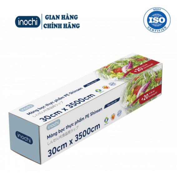 Màng bọc thực phẩm Dài hơn 35% PE Shinsen INOCHI  giúp bảo quản thực phẩm Dài hơn 35%  MANGBOC