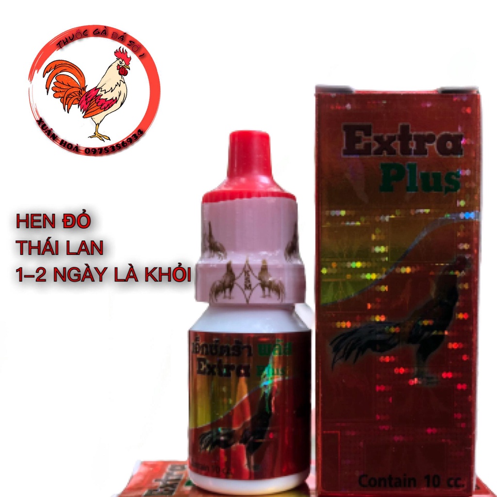 Hen nặng cho Gà - Hen Đỏ Thái Lan nhỏ 1-2 lần là khỏi