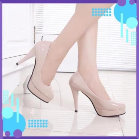 Giày bít mũi có đúp cao 10 phân có size 32 đến size 43 - hagiang.dbh (duongnoi12)