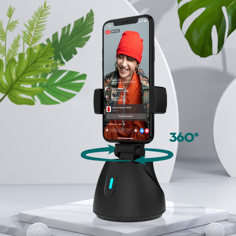 Giá Đỡ Ba Chân zzz Xoay 360 Độ Hỗ Trợ Chụp Ảnh Selfie Thông Minh° Phụ Kiện Xoay Cho Vlog Video Re Re