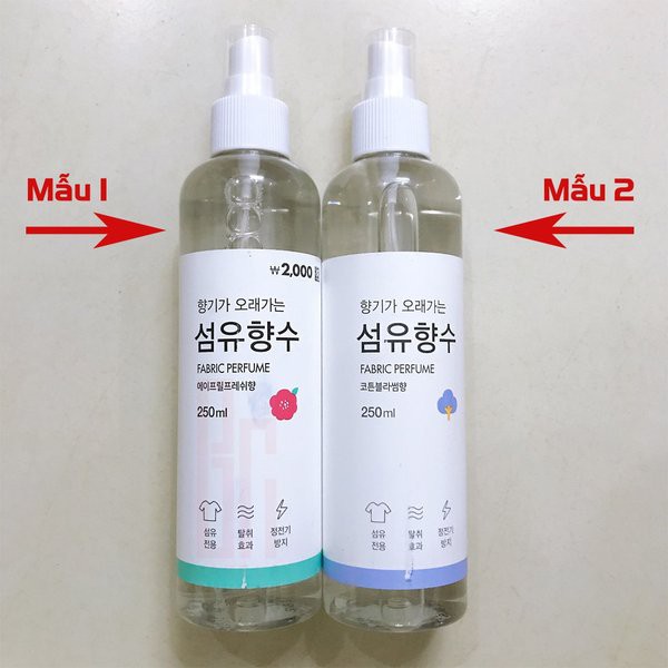 Dung Dịch Xịt Thơm Khử Khuẩn Ngừa Nấm Mốc Quần Áo Fabric Perfume - 250ml