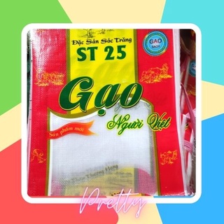 Túi đựng gạo ⭐free ship⭐ st25 tết pp màu sắc chi tiết đẹp dày chắc chắn