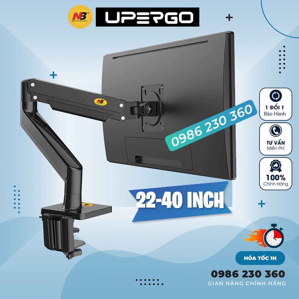 Giá Treo Màn Hình NB-G40 - Hỗ Trợ Treo Màn 22-40 Inch - Tải Trọng 15Kg - Model Mới 2022